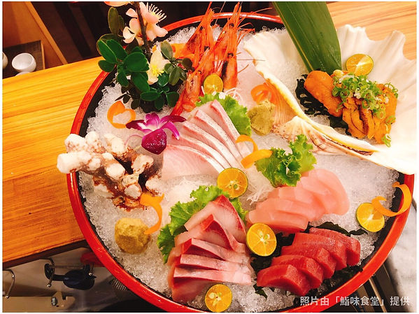 鮨味季節限定刺身.JPG